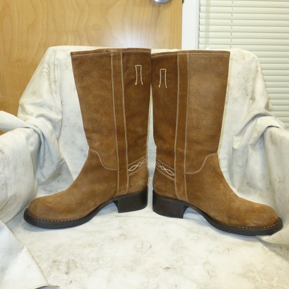 Suede Boots Primo Piano Size 38 - Picture 3 of 7